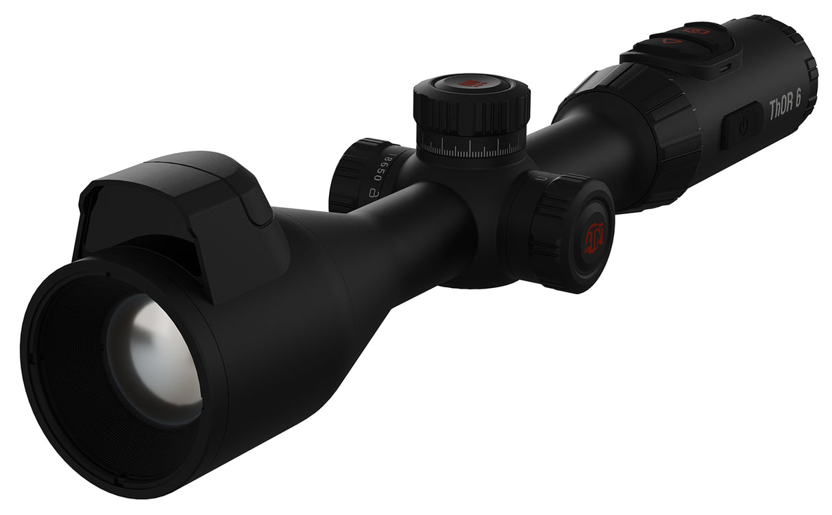 ATN ThOR 6 Elite 384 Thermal Scope 2.5-20x, 384X288 Sensor Black w/Wi-Fi & Rec & LRF | ATN