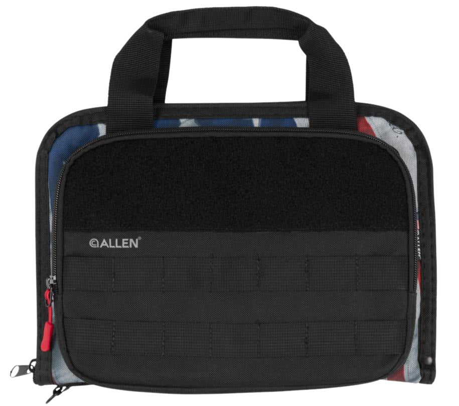 Allen 1122 Victory Taper Case Double Red/White/Blue Holds 2 Handguns