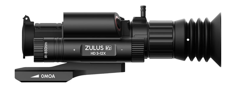 DNT ZHD312RV2 ZULUS HD 3-12X V2 D/N W/LSR RF | DNT OPTICS