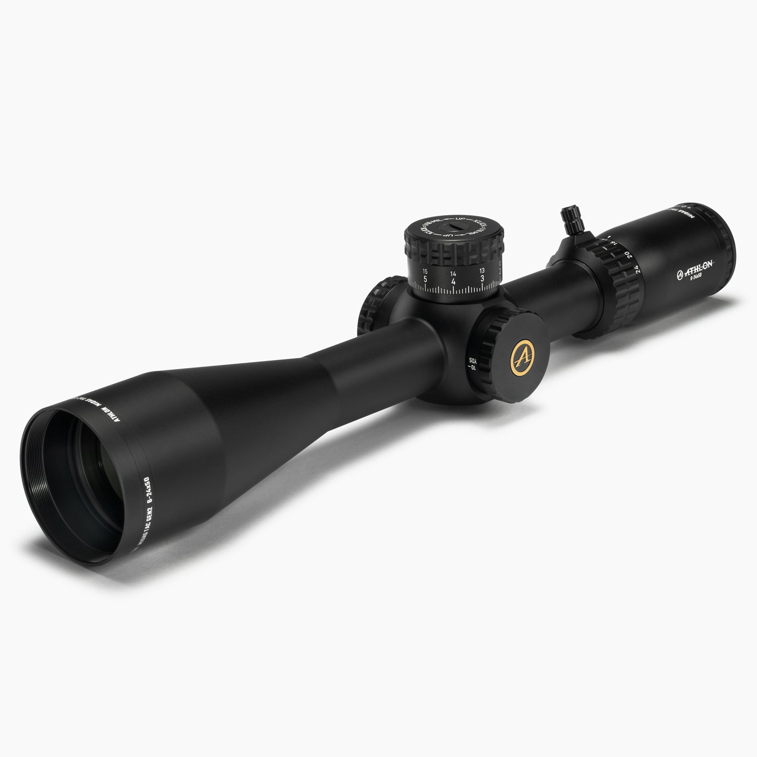 Midas TAC GEN2J HD 6-24x50 APRS15 FFP MIL Reticle | Athlon Optics |