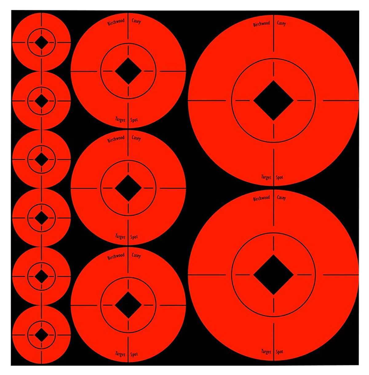 Birchwood Casey Target Spots Assortment 10 Sheet