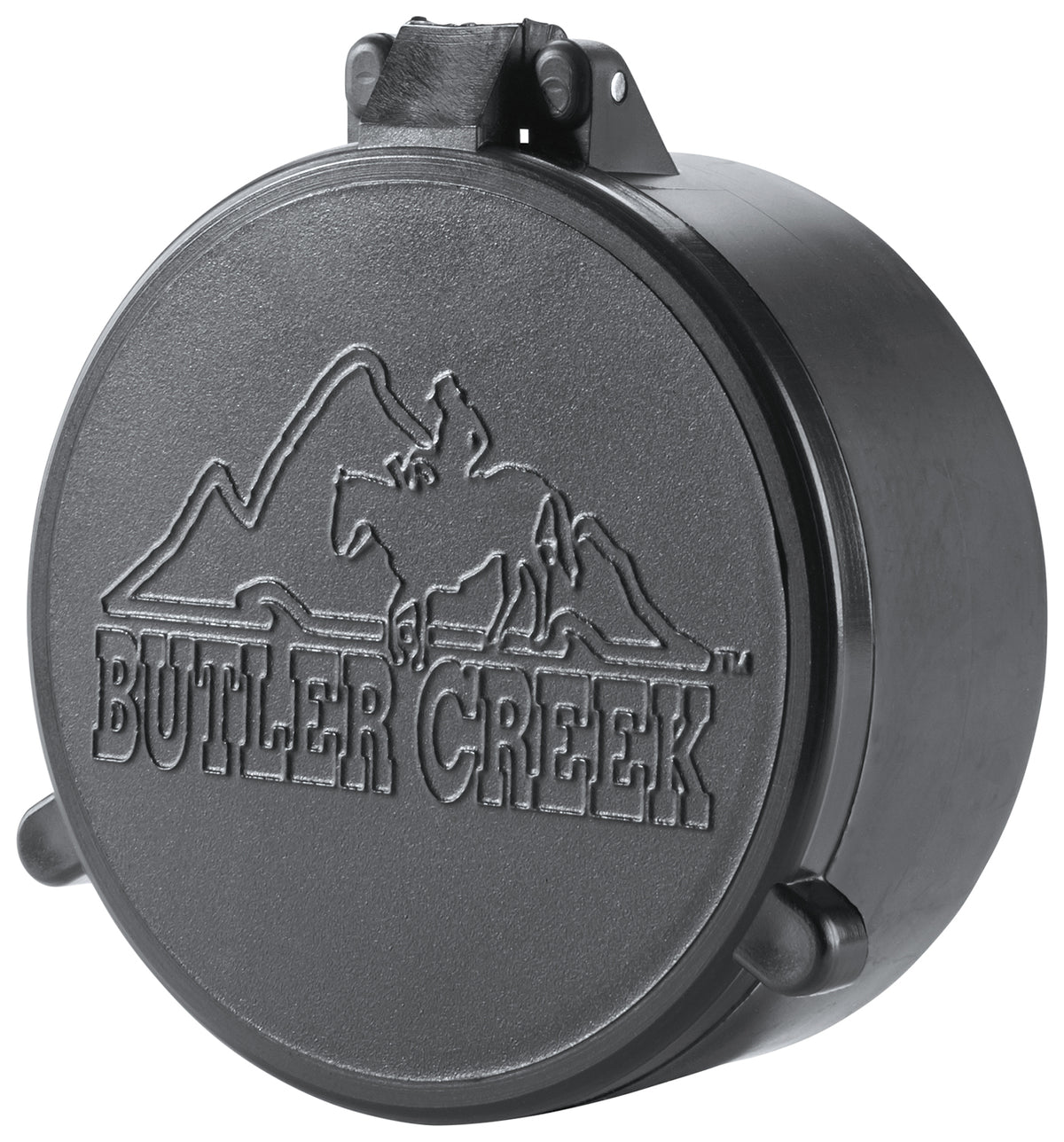 Butler Creek 30025 Flip-Open Objective Scope Cover 30mm Obj. Size 02A Black Polymer