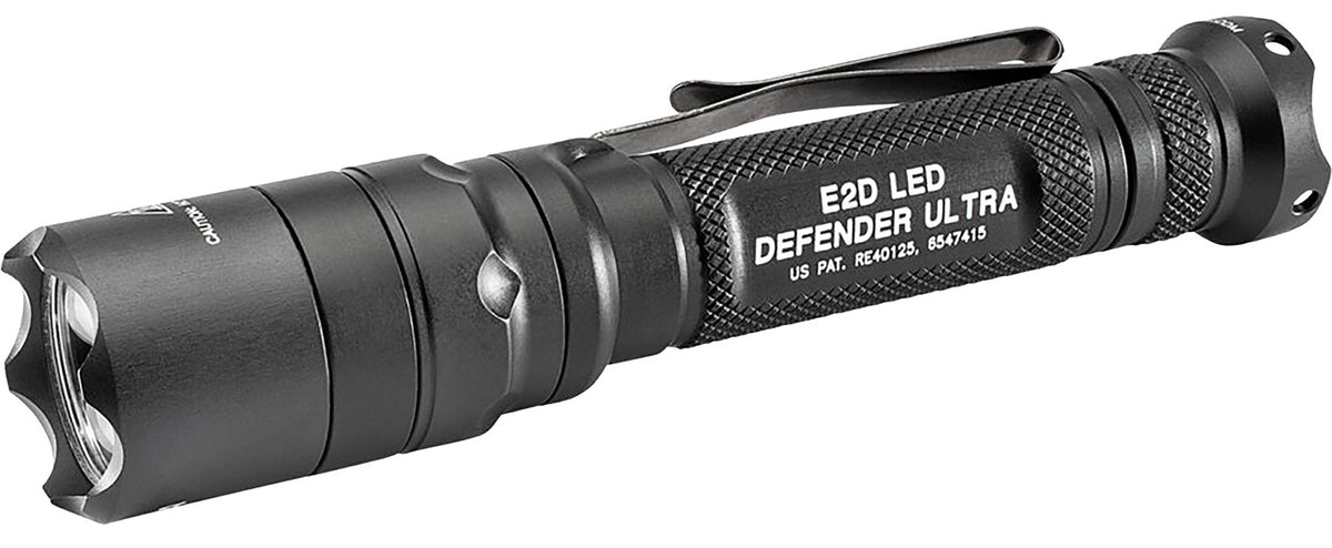 SureFire E2DLUA E2D Defender Ultra Black Anodized 5/1,000 Lumens White LED