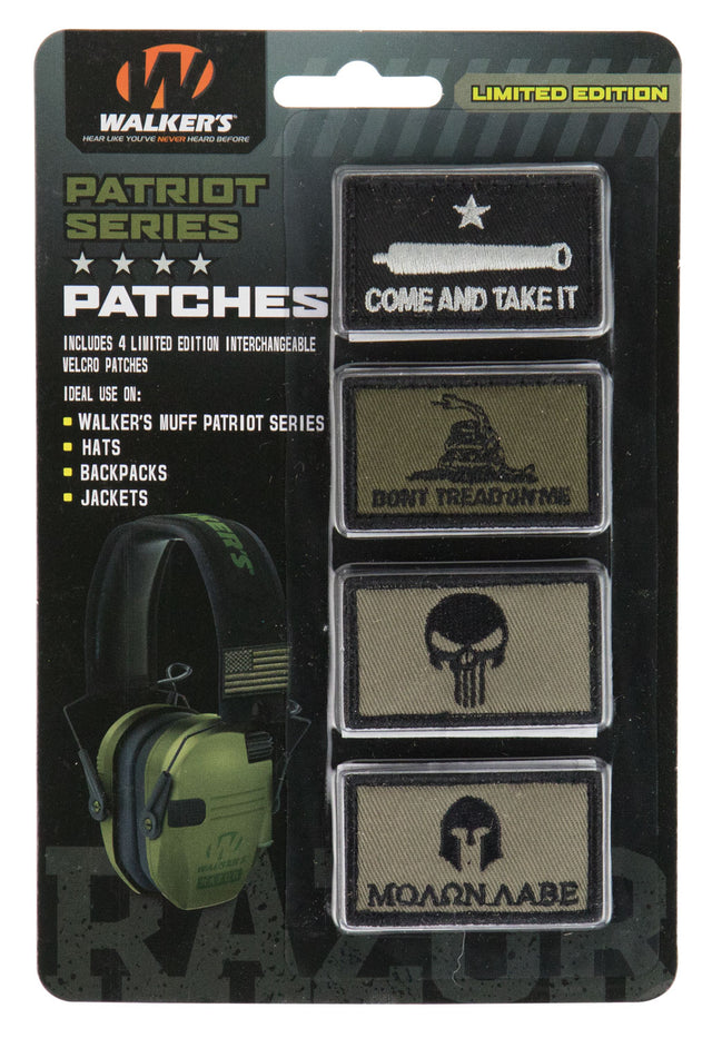 Walkers GXPPATKIT Patriot Muff Patch Kit Come & Take It Version Velcro