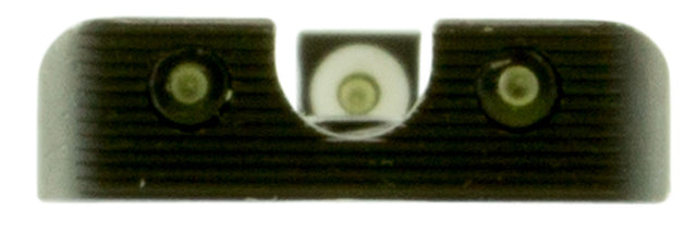 TruGlo TG231MP1W Tritium Pro Black | Green Tritium White Outline Front Sight Green Tritium Rear Sight