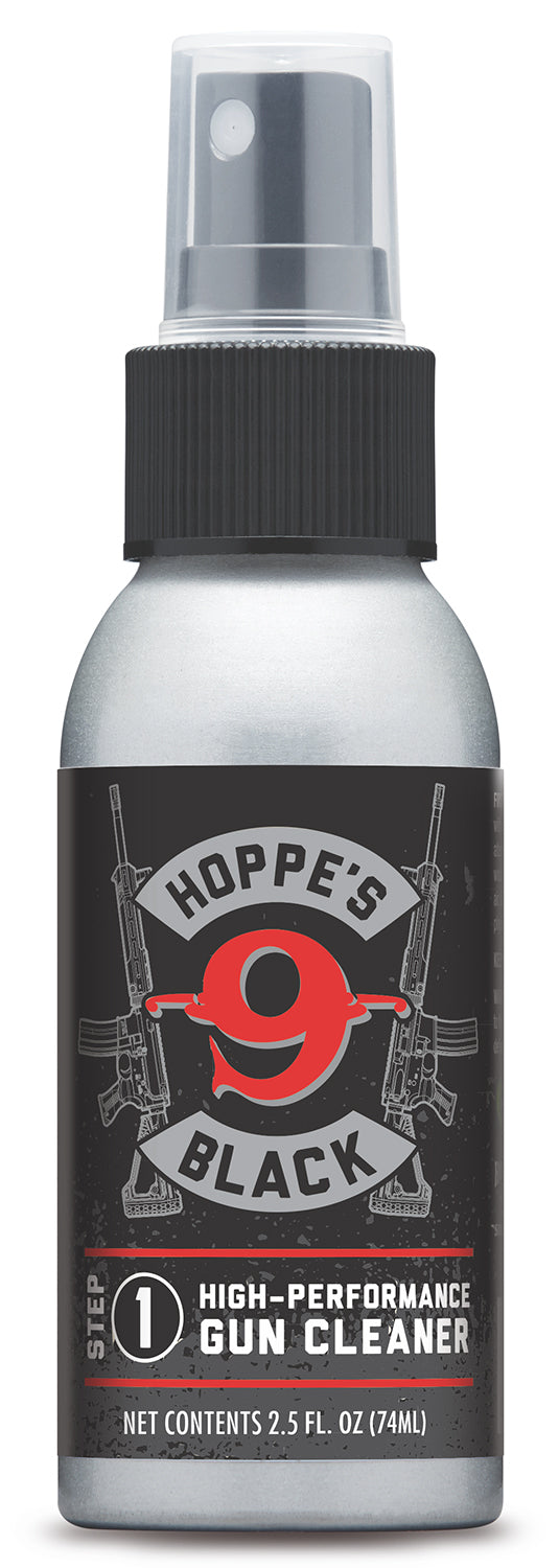 Hoppe's HBC2 Black Gun Cleaner Removes Oil Grease & Dirt 2.50 oz. Aluminum Pump Bottle