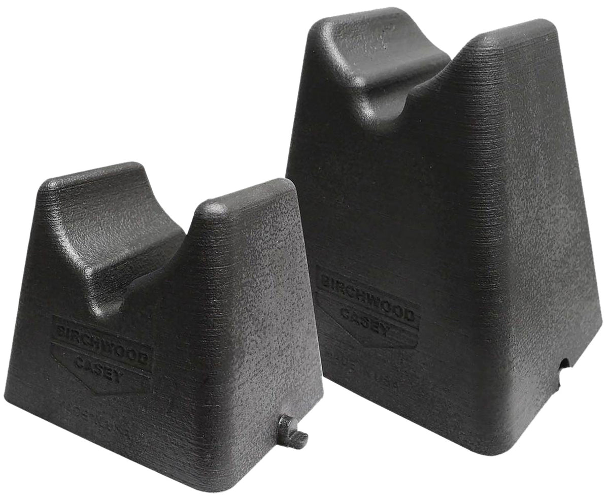 Birchwood Casey 48202 Nest Rest 2-Piece Shooting Rest Stackable Soft Rubber Small & Large Rests