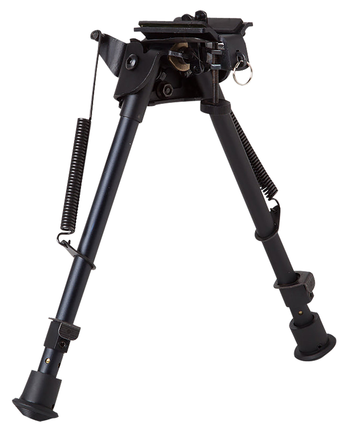 Firefield FF34024 Compact Bipod 9-14" Black Aluminum Swivel Stud Attachment or Picatinny Rail (Adapter Included) | FIREFIELD