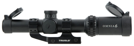 TruGlo TG8516TLR Omnia Tactical Black Anodized 1-6x24mm 30mm Tube Illuminated APTR Reticle | TRUGLO