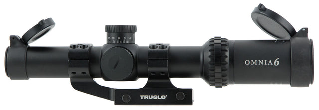 TruGlo TG8516TLR Omnia Tactical Black Anodized 1-6x24mm 30mm Tube Illuminated APTR Reticle | TRUGLO