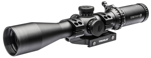 TruGlo TG-8539TLR Eminus Black Anodized 3-9x42mm 30mm Tube Dual Illuminated (Green/Red)TacPlex MOA Reticle | TRUGLO