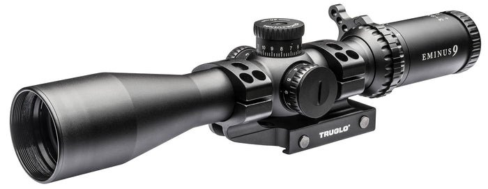 TruGlo TG-8539TLR Eminus Black Anodized 3-9x42mm 30mm Tube Dual Illuminated (Green/Red)TacPlex MOA Reticle | TRUGLO
