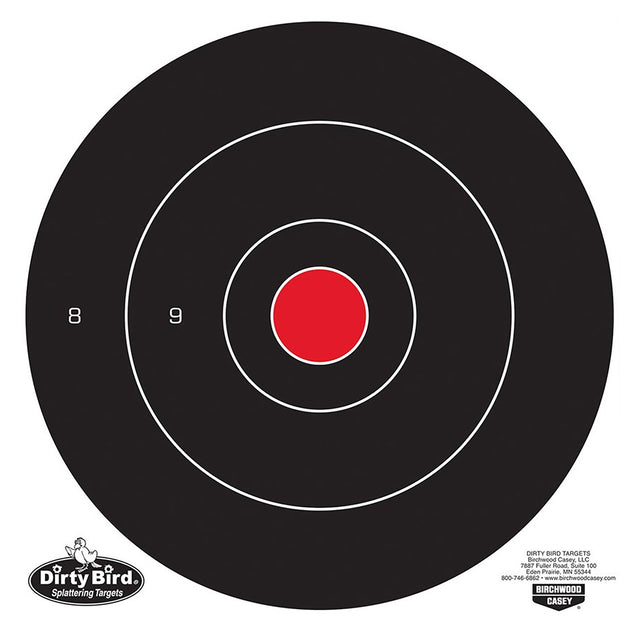 Birchwood Casey Dirty Bird Target Bullseye 12 in. 12 pk.
