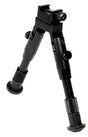 UTG TL-BP28S Shooter's SWAT Bipod Matte Black 6.2-6.7" Aluminum | UTG