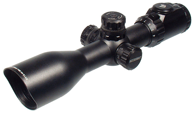 UTG SCP3-UM312AO Accushot Black Hardcoat Anodized 3-12x 44mm 30mm Tube Illuminated Red/Green Mil-Dot Reticle | UTG