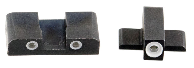 AmeriGlo SG161 Classic Tritium Sight Set for Sig Sauer Green Tritium White Outline Front Sight-Green Tritium White Outline Rear Sight