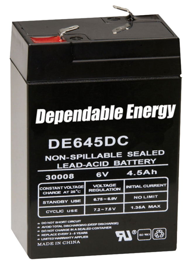 American Hunter DE30052 HR Rechargeable Battery 6 Volt 4.5 AMP | AMERICAN HUNTER