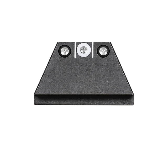 Night Fision GLK004003WGZ Suppressor Height Sights For Glock Green Tritium White Outline Front Sight-Green Tritium Black Outline Rear Sight Glock 17/17L/19