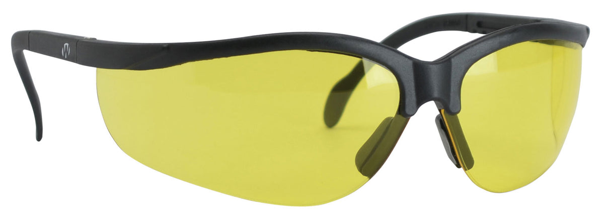 Walker's GWPYLSG Sport Glasses Adult Yellow Lens Polycarbonate Black Frame