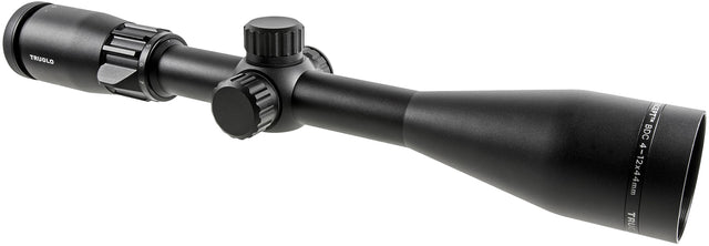 TruGlo TG-8541BIB Intercept Black Anodized 4-12x44mm 1" Tube Illuminated BDC Reticle | TRUGLO