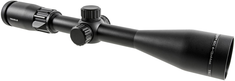TruGlo TG-8541BIB Intercept Black Anodized 4-12x44mm 1" Tube Illuminated BDC Reticle | TRUGLO