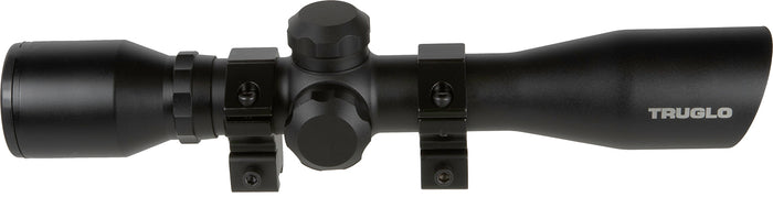 TruGlo TG8504BR Compact Matte Black 4x32mm 1" Tube Duplex Reticle