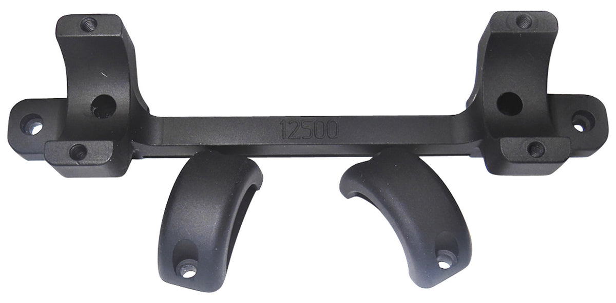 DNZ 18500 Game Reaper Scope Mount/Ring Combo Matte Black 1" Tube Fits Browning A-Bolt/A-Bolt II Long Action Rifle, Medium Rings