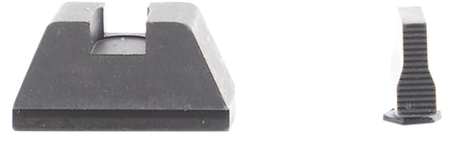AmeriGlo GL429 Optic Compatible Sight Set for Glock XL Tall Serrated Front Sight-Black Rear Sight