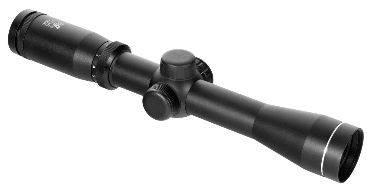 NcStar SEPB2732B Pistolero 2-7x 32mm Illuminated Red Plex Reticle 1" Tube Black Anodized Aluminum | NCSTAR