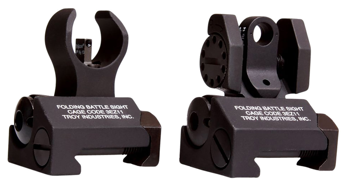 Troy Ind SSIGIARSMBT00 Micro BattleSight Set HK Front & Round Rear Black | TROY IND