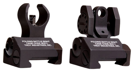 Troy Ind SSIGIARSTBT00 Tritium Micro BattleSight Set HK Front & Round Rear Black Hardcoat Anodized | TROY IND