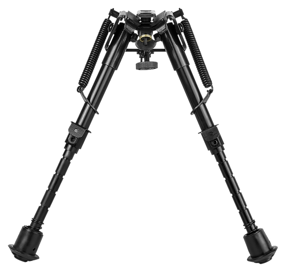 NcStar ABPGC2 Precision Grade Compact Notched Bipod 5.5-8" w/Notched Legs Aluminum/Steel Includes 3 Adapters | NCSTAR