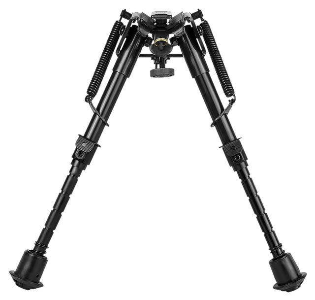 NcStar ABPGC2 Precision Grade Compact Notched Bipod 5.5-8" w/Notched Legs Aluminum/Steel Includes 3 Adapters | NCSTAR
