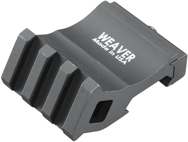 Weaver Mounts 99671 Offset Rail Adapter Black Anodized 0 MOA