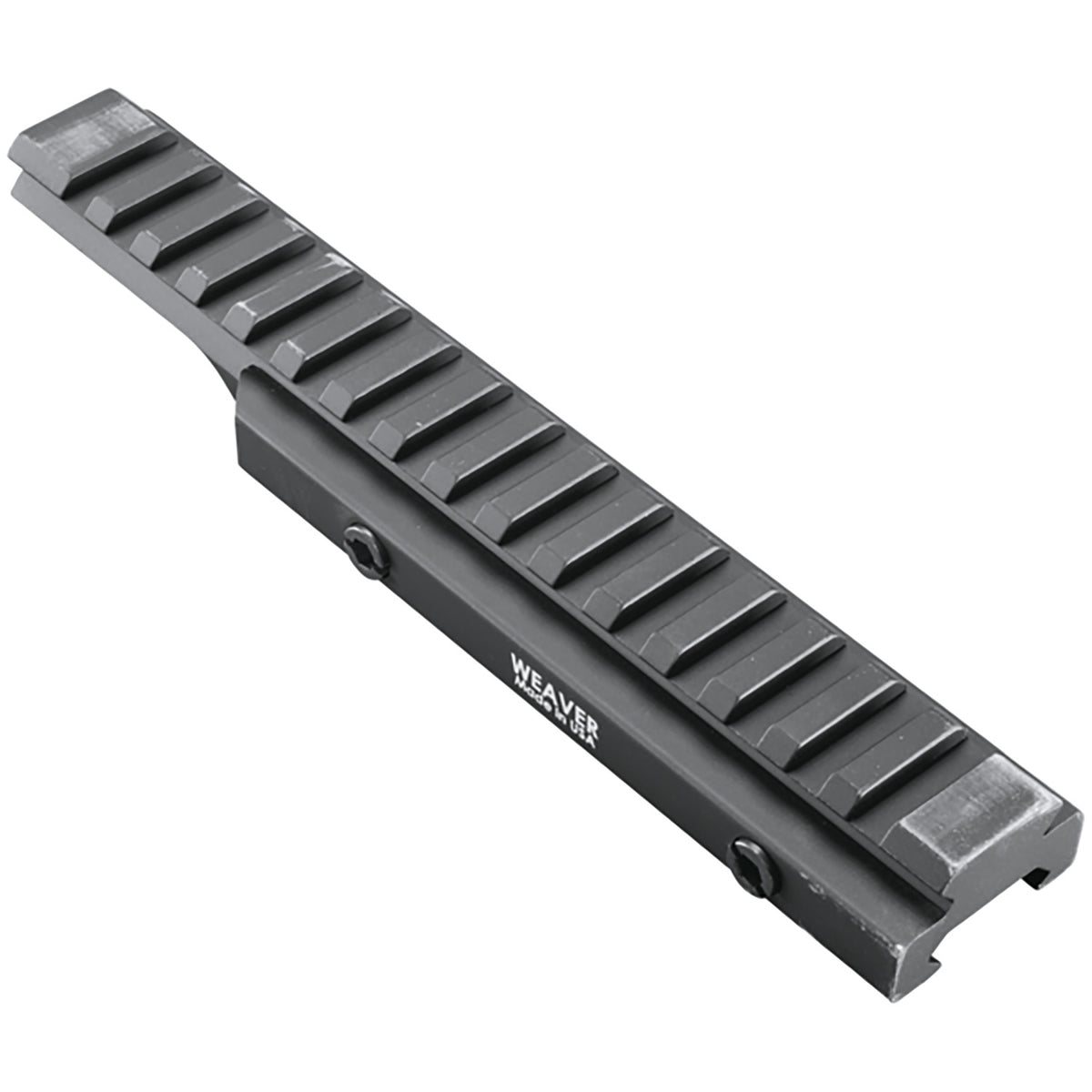 Weaver Mounts 99673 Flat Top Riser Rail Black Anodized 0 MOA