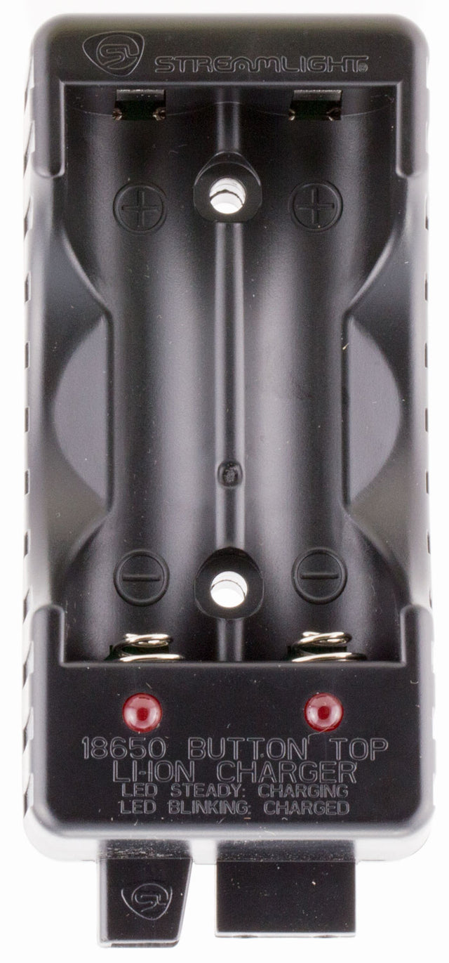 Streamlight 22100 Battery Charger Dual Channel Black 18650 Li-ion Rechargeable Battery