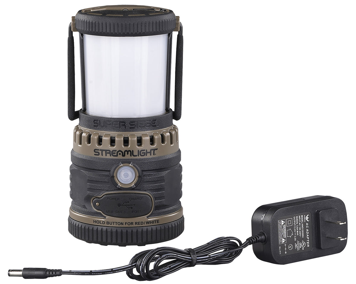 Streamlight 44947 Super Siege 125/550/1100 Lumens Red/White C4 LED Bulb Coyote