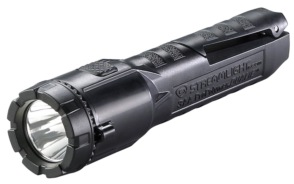 Streamlight 68752 Dualie 3 AA Flashlight Black 140/245 Lumens White LED