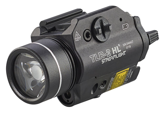 Streamlight 69261 TLR-2 HL Gun Light Black Anodized 1,000 Lumens White LED Red Laser