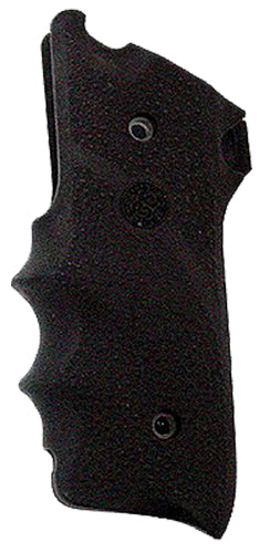 Hogue 82000 Rubber Grip Black with Finger Grooves for Ruger Mark II, III | HOGUE