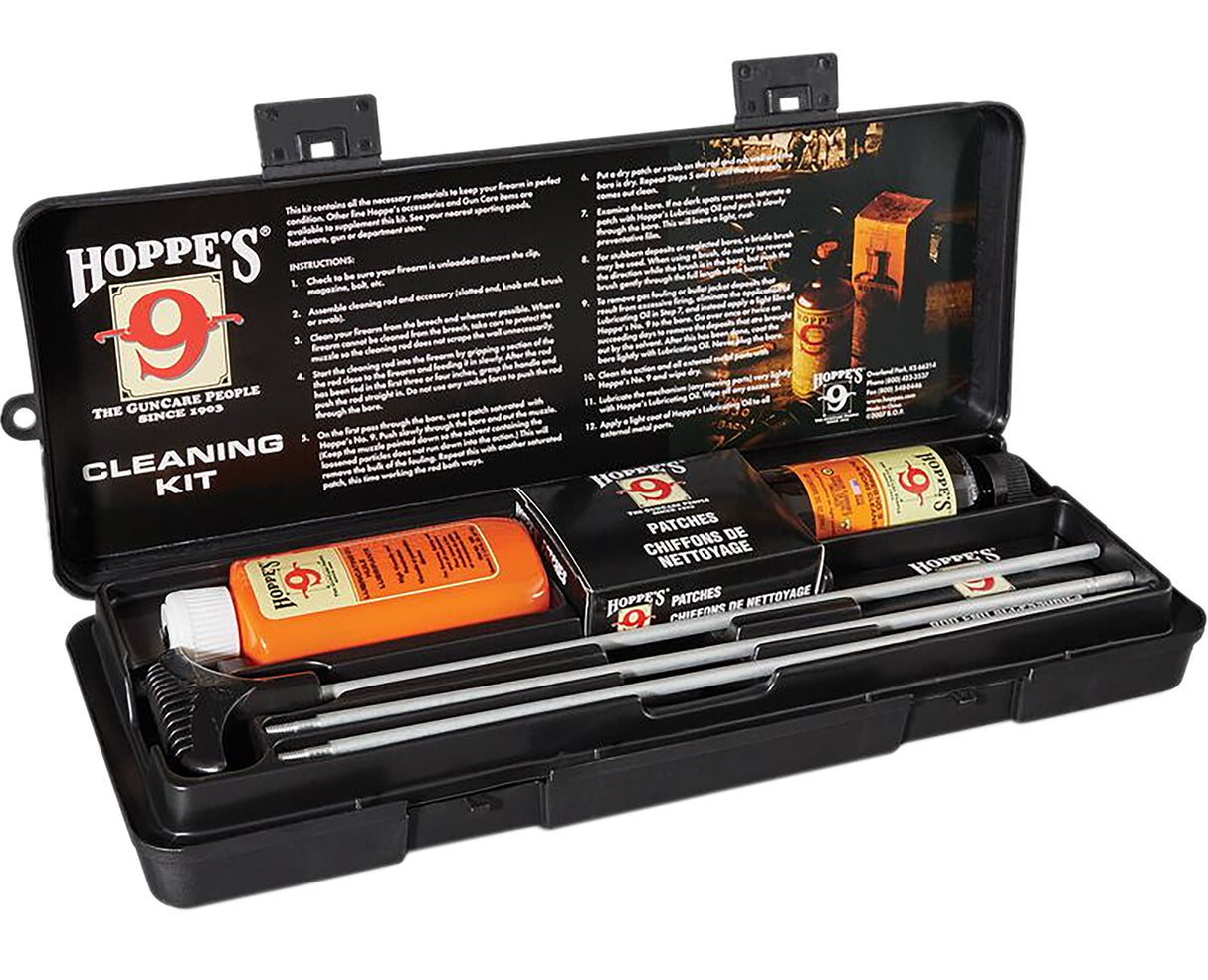 Hoppe's UO Rifle & Shotgun Cleaning Kit All-Calibers Includes Storage Box | HOPPES