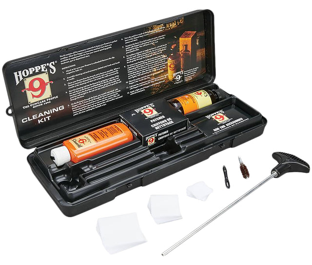 Hoppe's PCO Pistol Cleaning Kit All-Caliber Storage Box Included | HOPPES