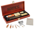 Hoppe's BUOX Deluxe Cleaning Kit Rifle/Shotgun/Pistol Wood Box | HOPPES