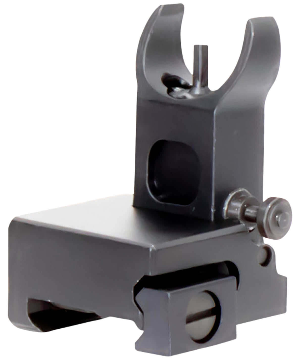 Aim Sports MT200 AR Low Profile Front Flip Up Sight Black Anodized Low Profile for AR-15