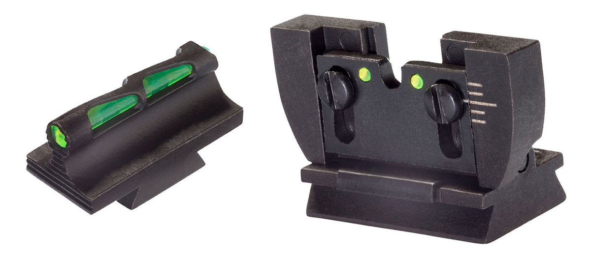 HiViz RG1022 Ruger 10/22 Rifle Interchangeable Sight Set LiteWave Black Front and Rear