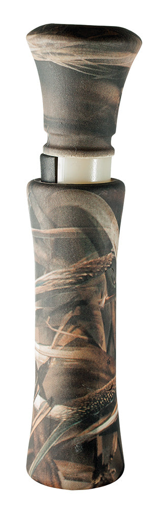 Duck Commander DC2006 Camo Max Open Call Double Reed Mallard Hen Sounds Attracts Ducks Realtree Max-4 Plastic