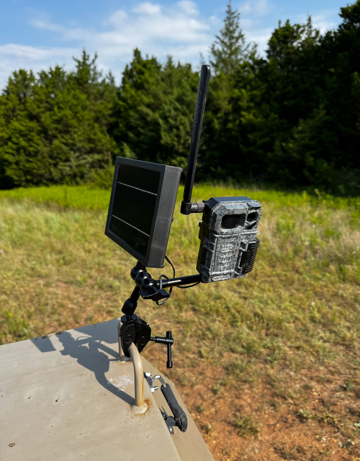 Tri-Claw Trail Camera & Solar Panel Clamp Mount | ShopThermalOptics | Accessories