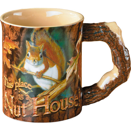 Wild Wings Sculpted Mug Nut House Squirrel | Wild Wings