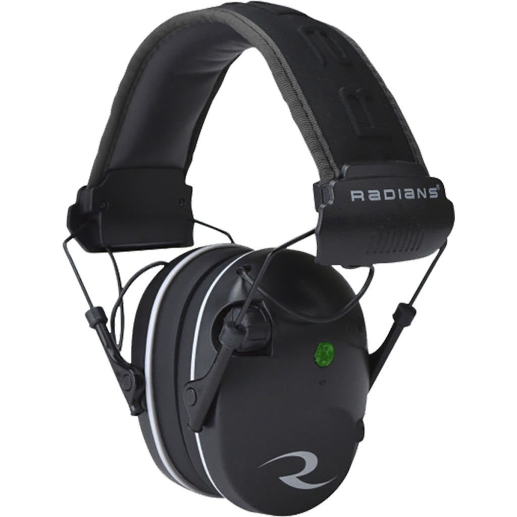 Radians R3200 Dual Mic Electronic Earmuff Black/Grey | Radians