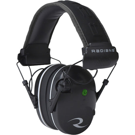 Radians R3200 Dual Mic Electronic Earmuff Black/Grey | Radians